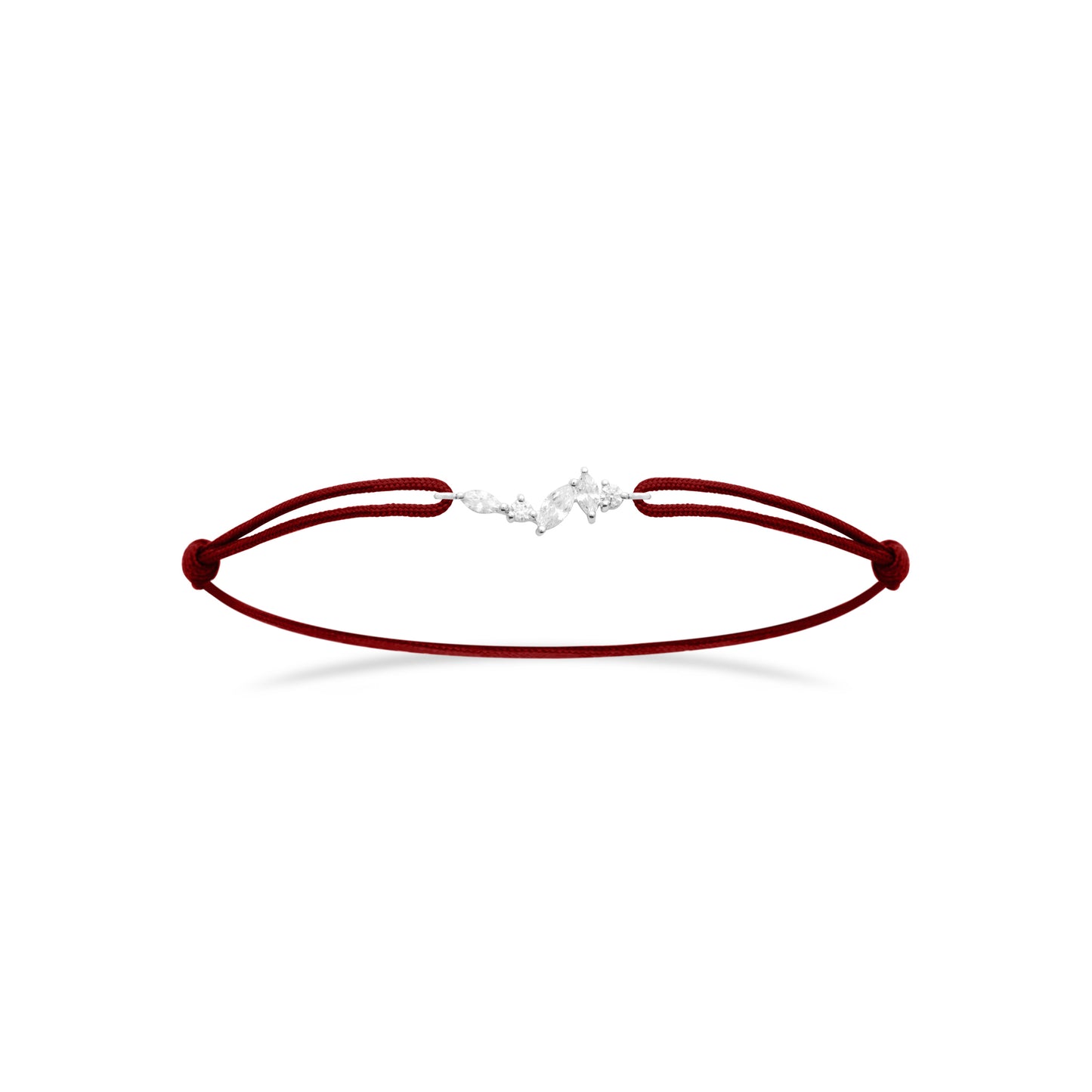Tiara - Bracelet cordon et Argent