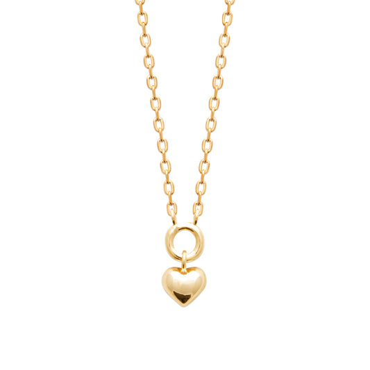 Amor - Collier Cœur en Plaqué Or - Yasmeen Jewelry