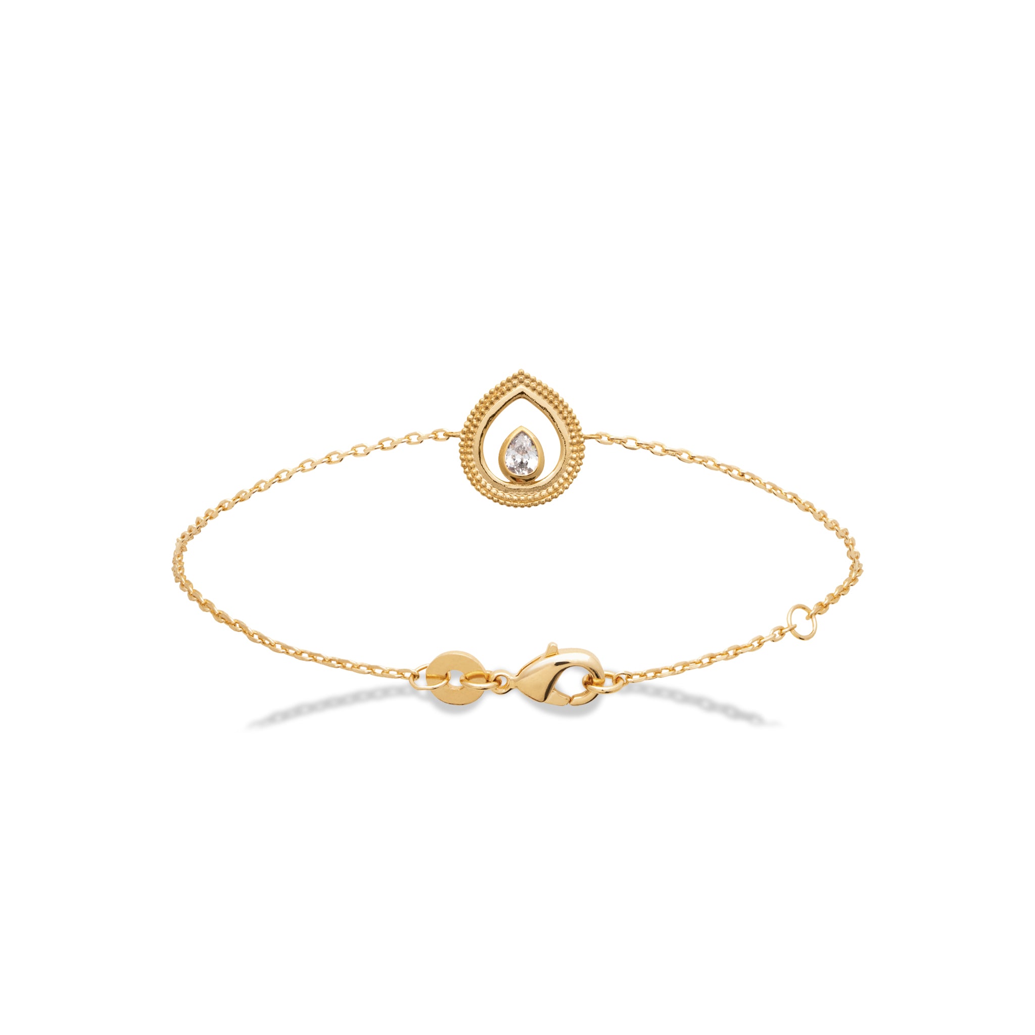 Maria - Bracelet goutte en Plaqué Or - Yasmeen Jewelry