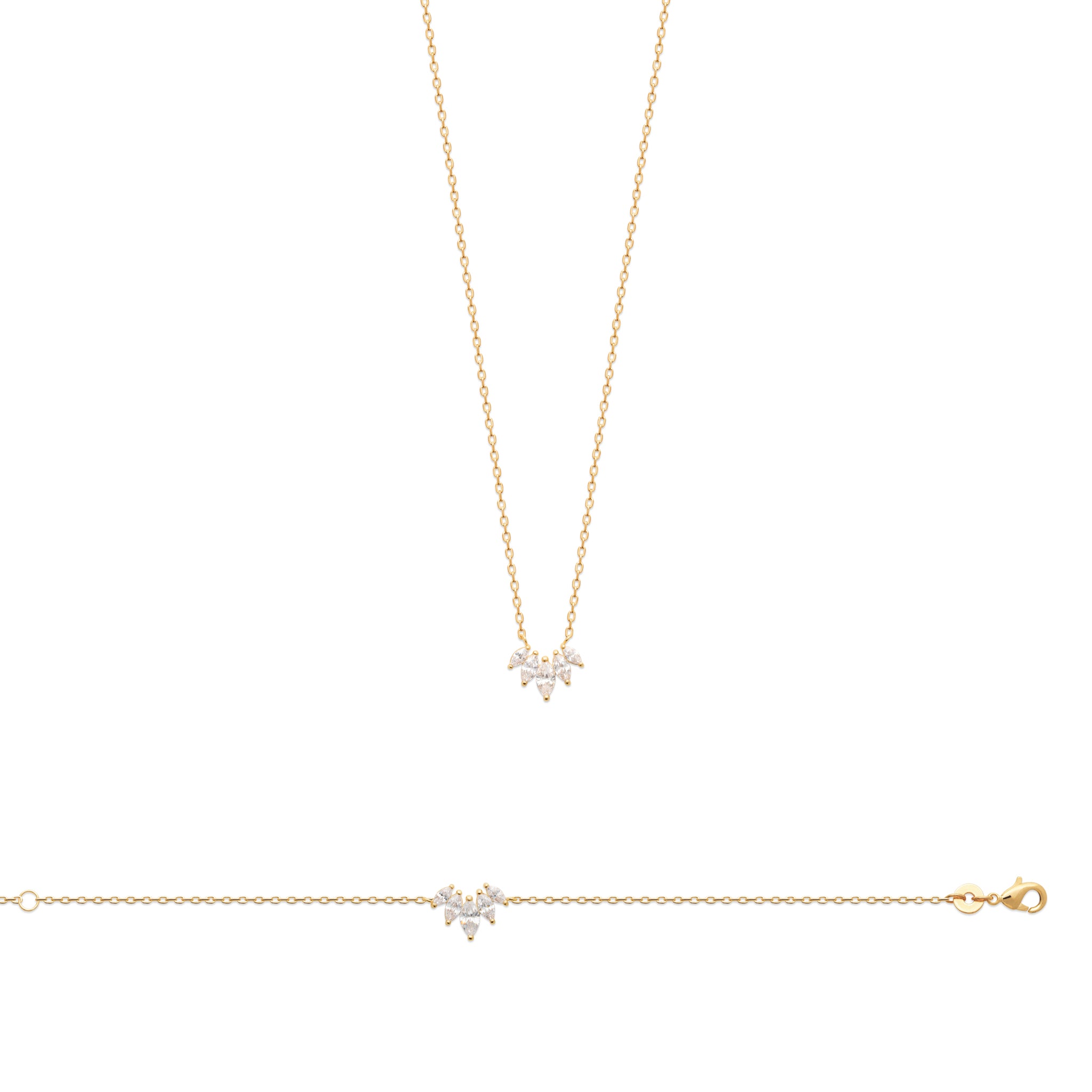 Tiara - Bracelet en Plaqué Or - Yasmeen Jewelry