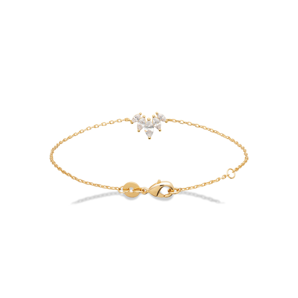 Tiara - Bracelet en Plaqué Or - Yasmeen Jewelry