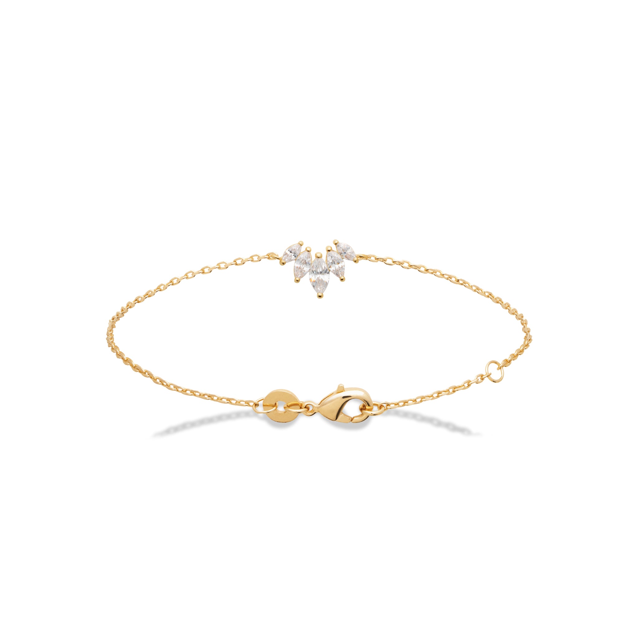 Tiara - Bracelet en Plaqué Or - Yasmeen Jewelry
