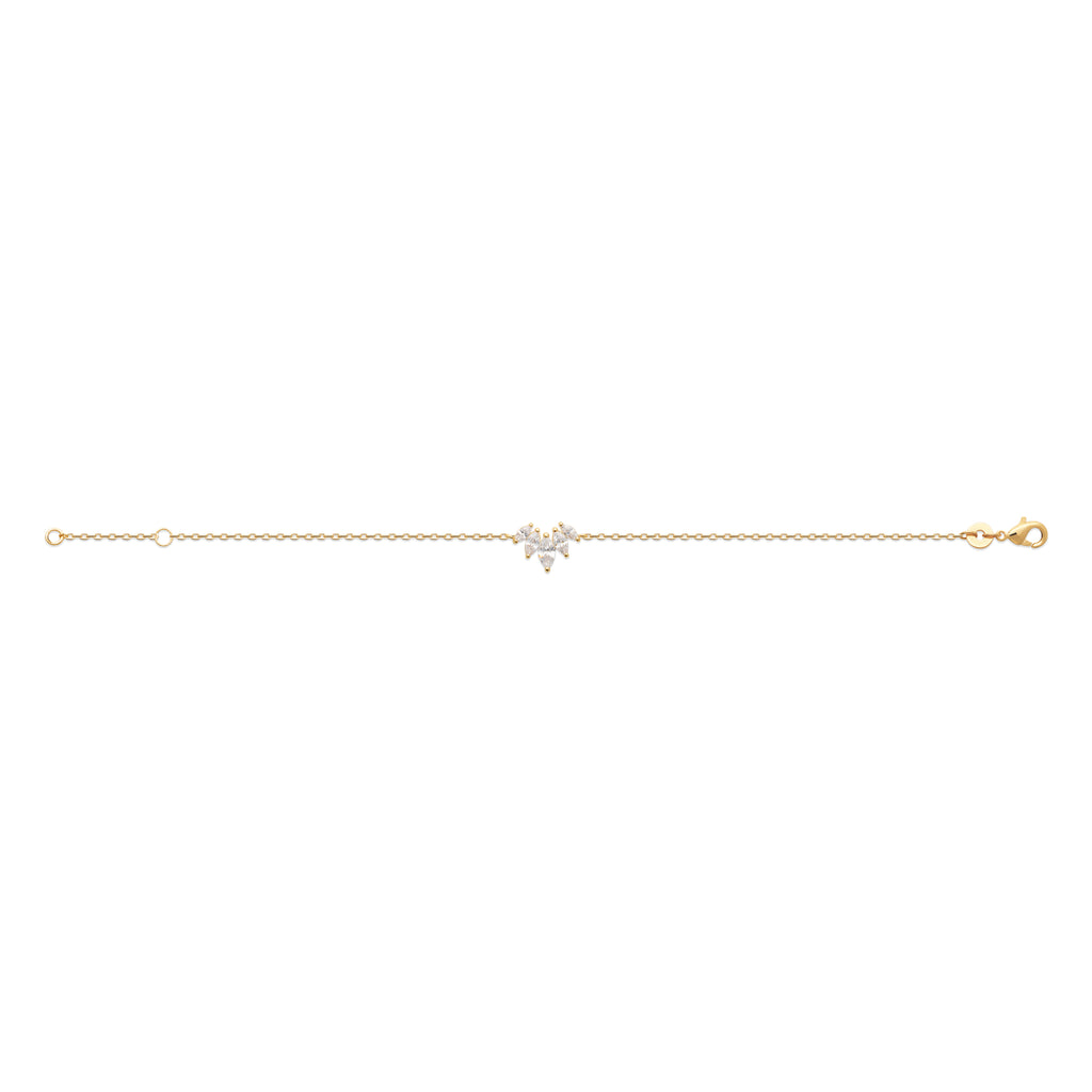 Tiara - Bracelet en Plaqué Or - Yasmeen Jewelry