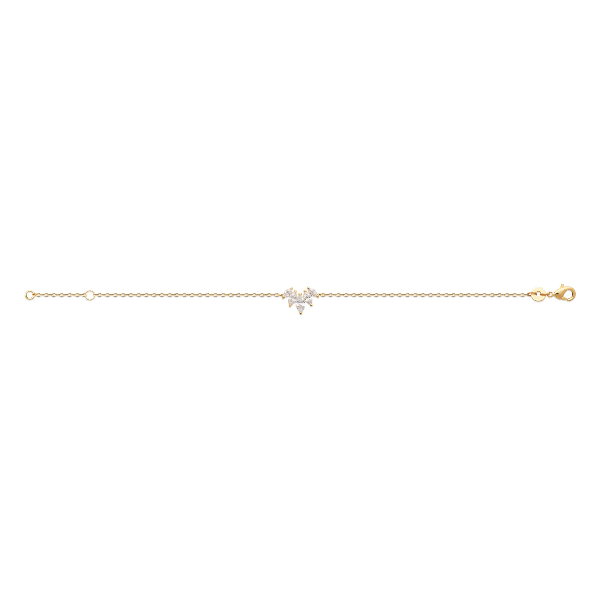 Tiara - Bracelet en Plaqué Or - Yasmeen Jewelry