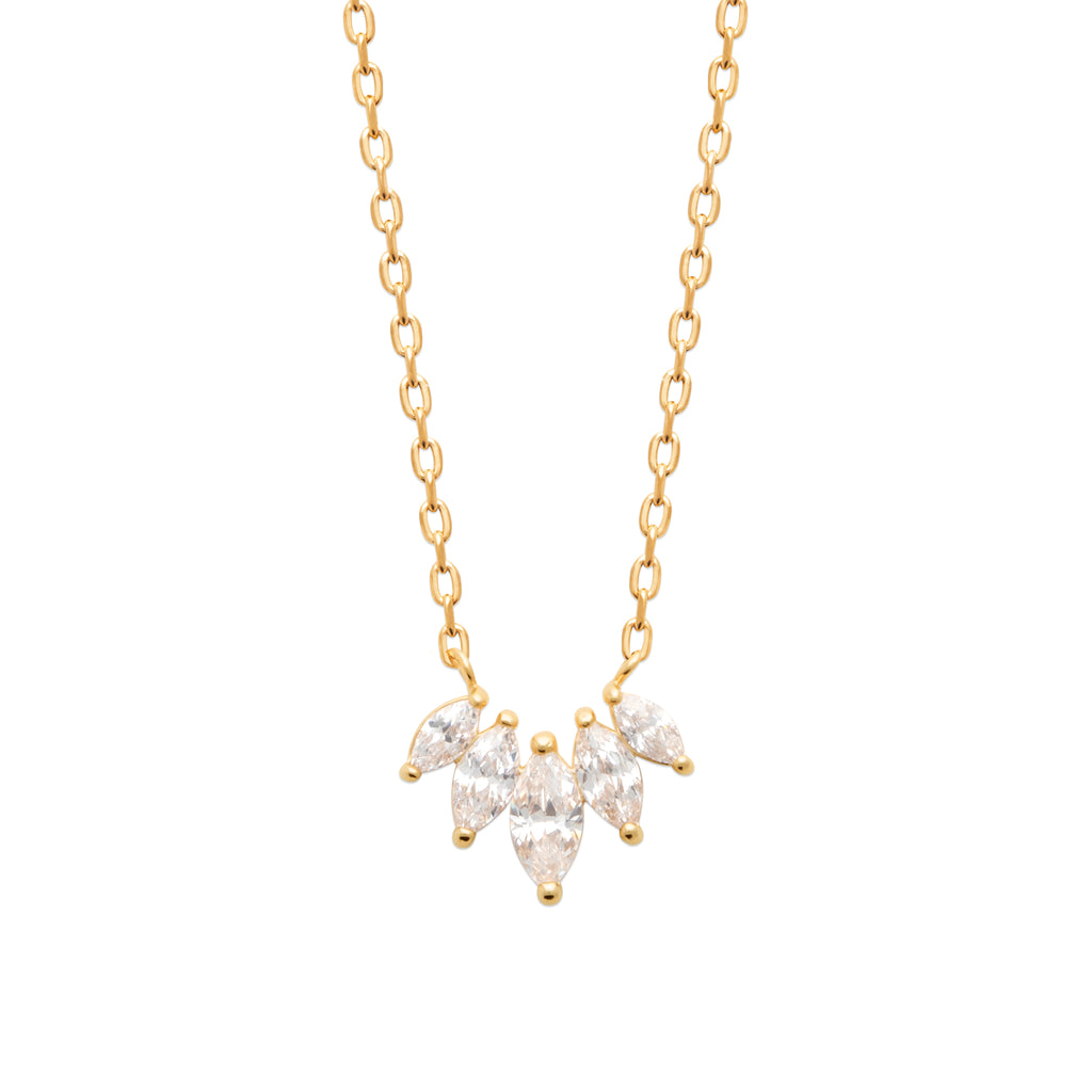 Tiara - Collier en Plaqué Or - Yasmeen Jewelry