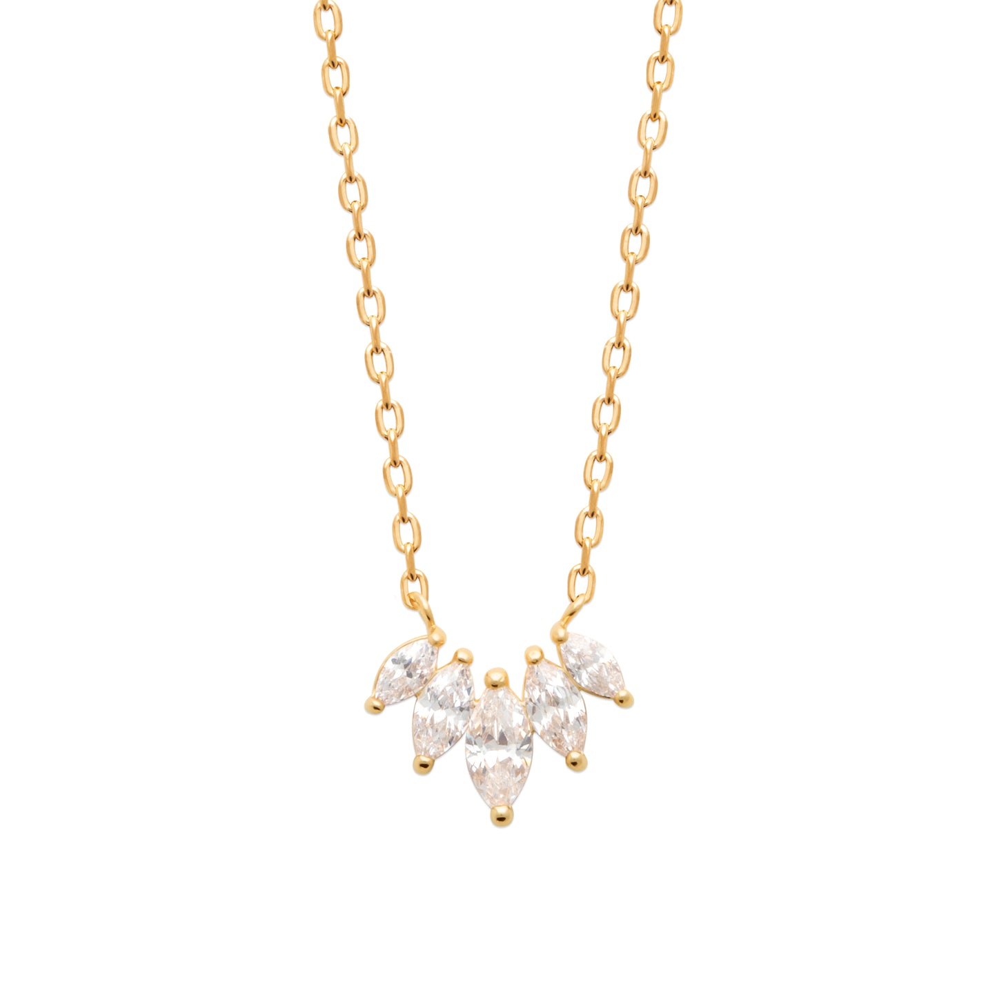 Tiara - Collier en Plaqué Or - Yasmeen Jewelry