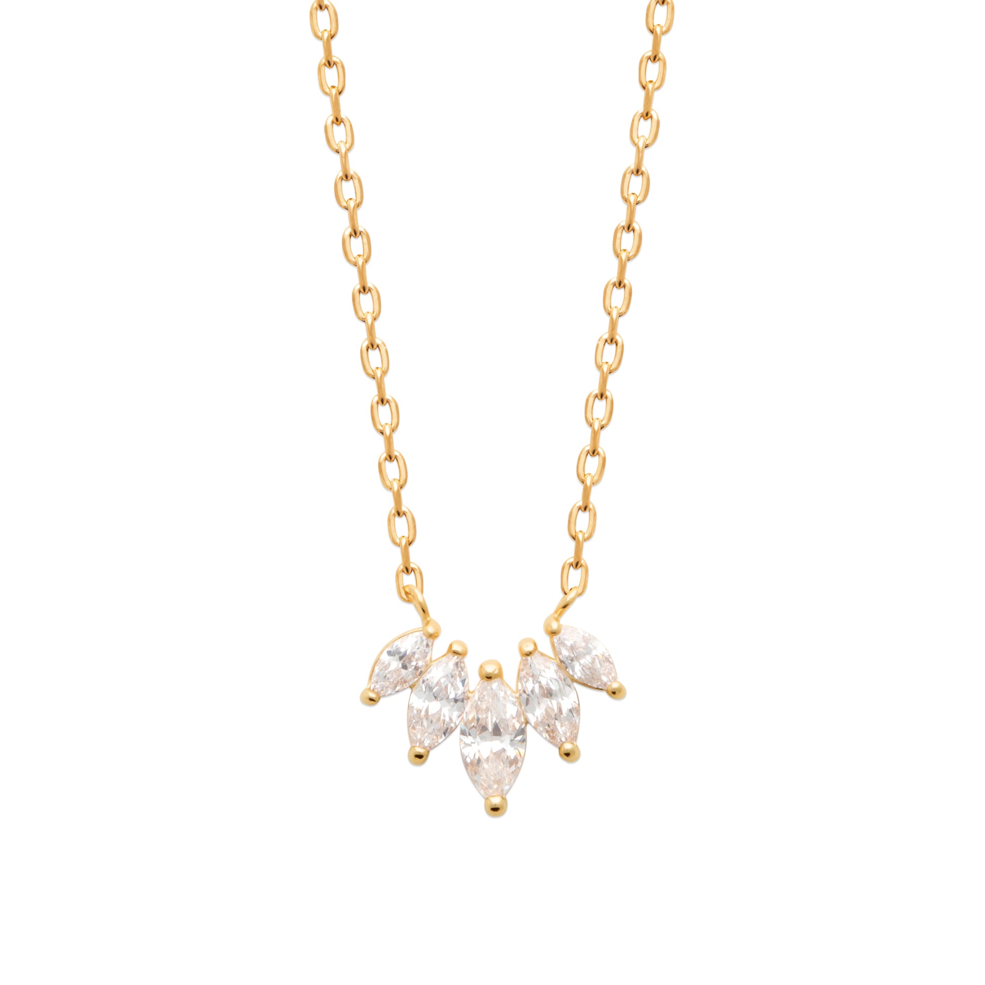 Tiara - Collier en Plaqué Or - Yasmeen Jewelry