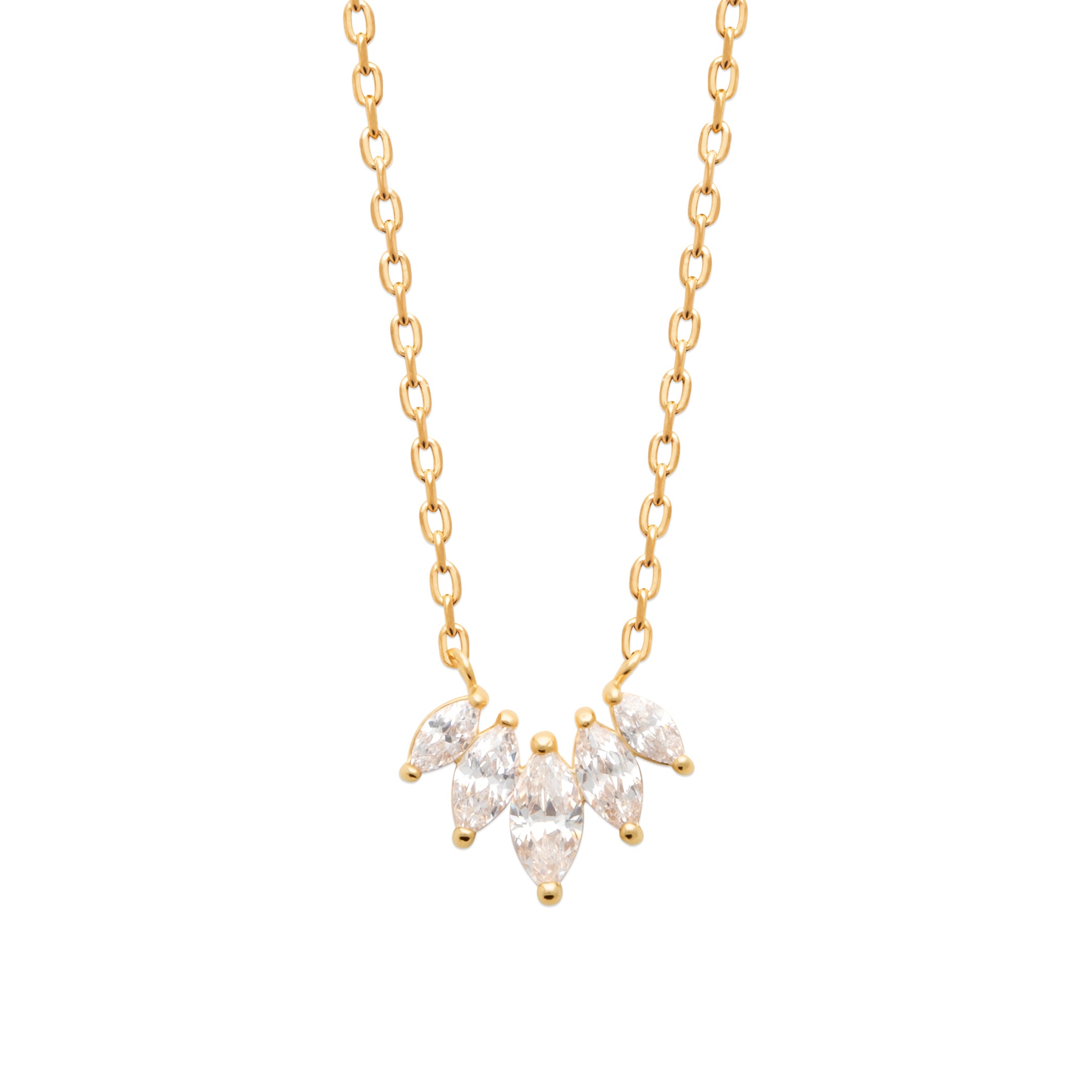 Tiara - Collier en Plaqué Or - Yasmeen Jewelry