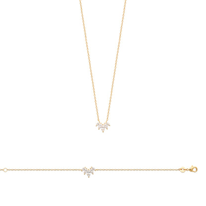 Tiara - Collier en Plaqué Or - Yasmeen Jewelry