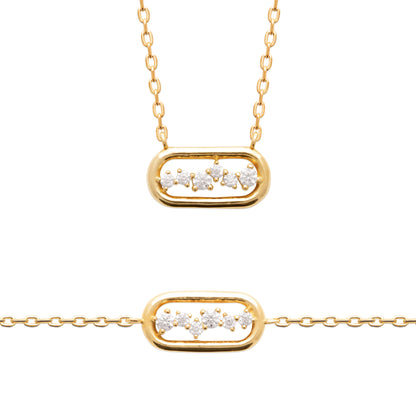Estrella - Boucles d'oreilles en Plaqué Or - Yasmeen Jewelry