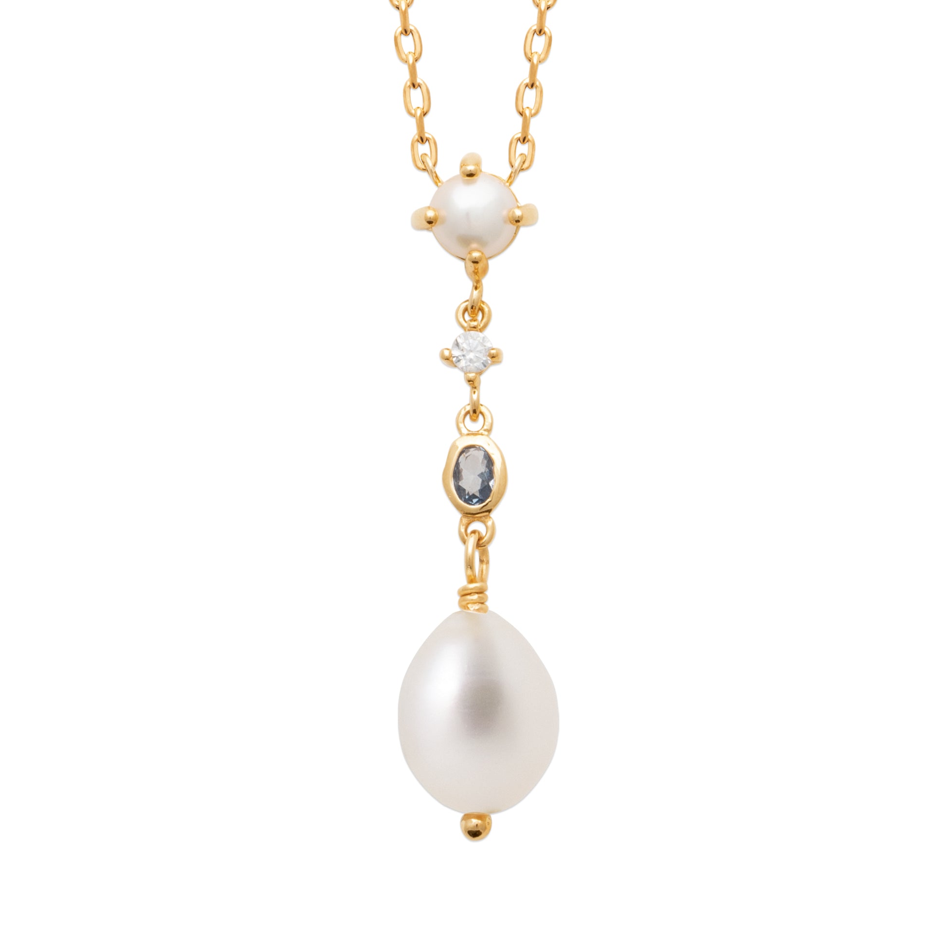 Hina - Collier en Plaqué Or et Perle de Culture - Yasmeen Jewelry