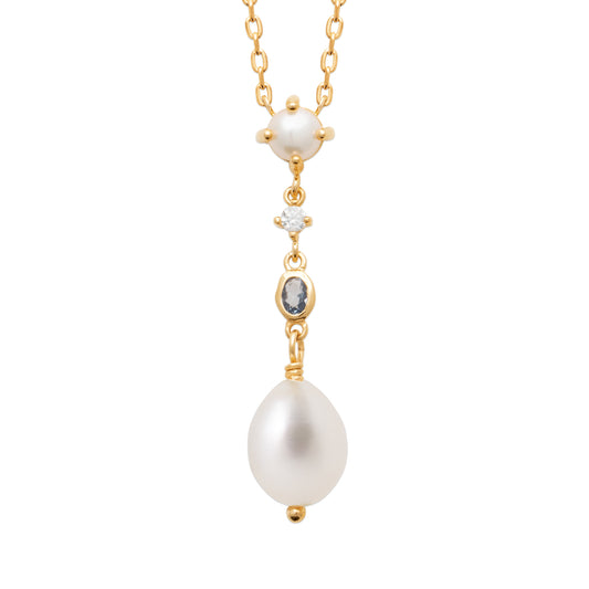 Hina - Collier en Plaqué Or et Perle de Culture - Yasmeen Jewelry