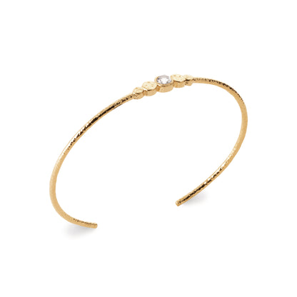 Ora - Jonc en Plaqué Or - Yasmeen Jewelry
