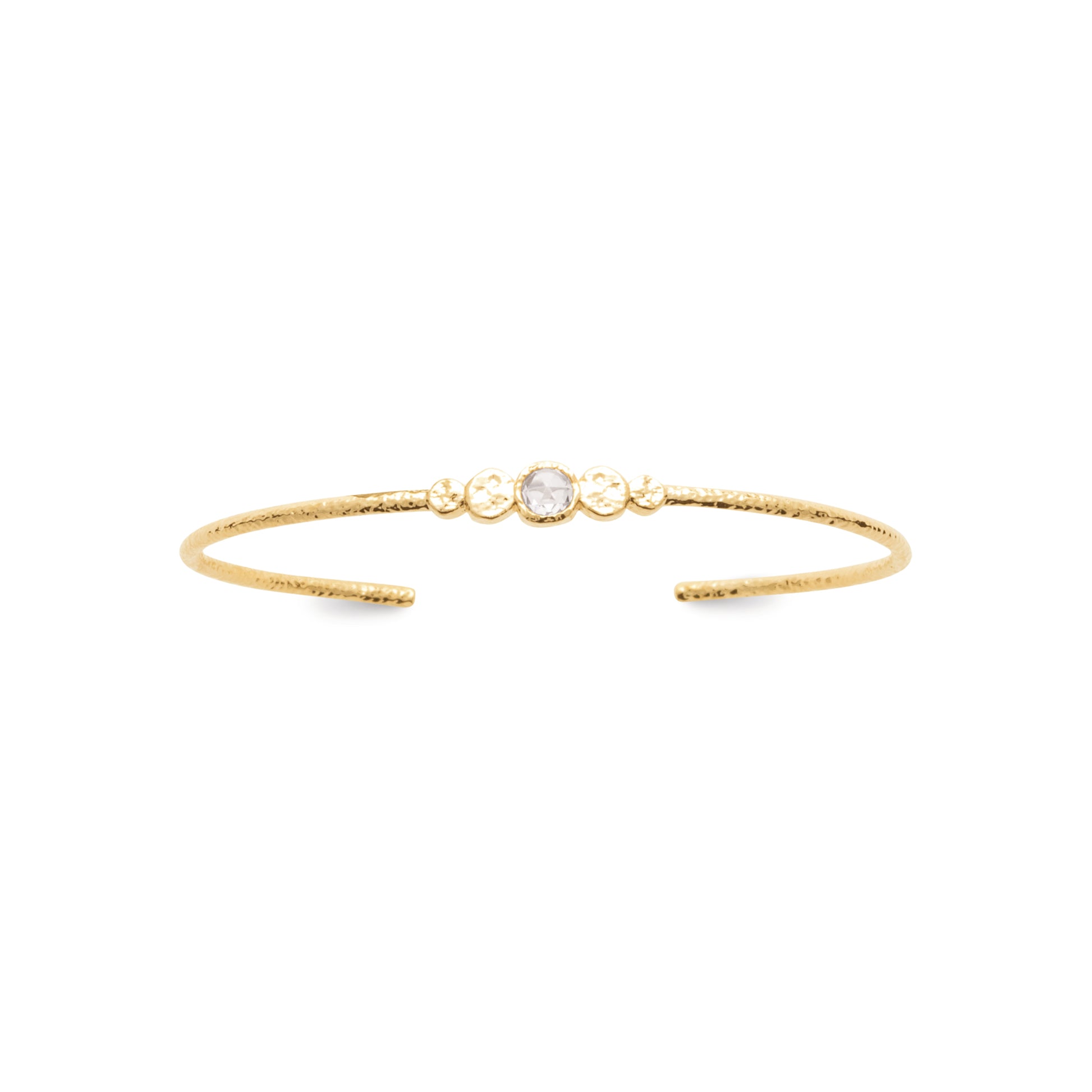 Ora - Jonc en Plaqué Or - Yasmeen Jewelry