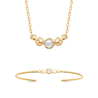 Ora - Jonc en Plaqué Or - Yasmeen Jewelry