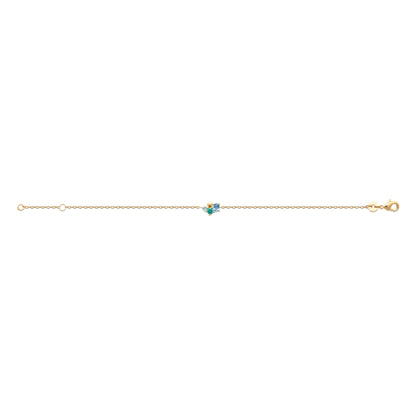 Gemma - Bracelet en Plaqué Or - Yasmeen Jewelry