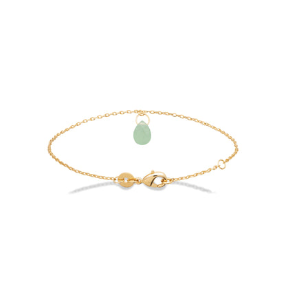 Aventurine - Bracelet en Plaqué Or et Pierre Naturelle - Yasmeen Jewelry