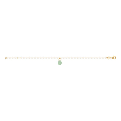Aventurine - Bracelet en Plaqué Or et Pierre Naturelle - Yasmeen Jewelry