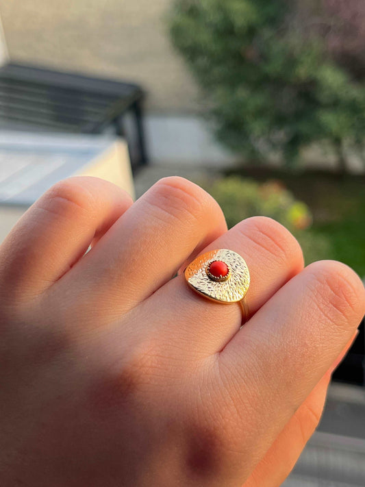 Amaterasu - Bague en Plaqué Or - Yasmeen Jewelry