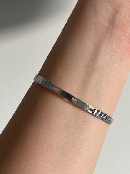 Ora - Jonc en Argent - Yasmeen Jewelry