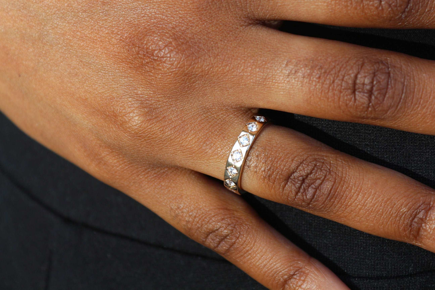Esmé - Bague en Plaqué Or - Yasmeen Jewelry