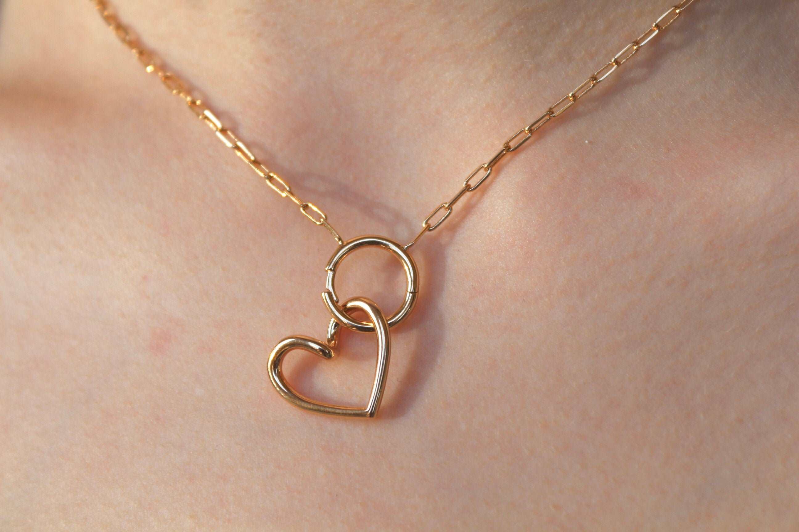 Le Cœur - Pendentif en Plaqué Or - Yasmeen Jewelry