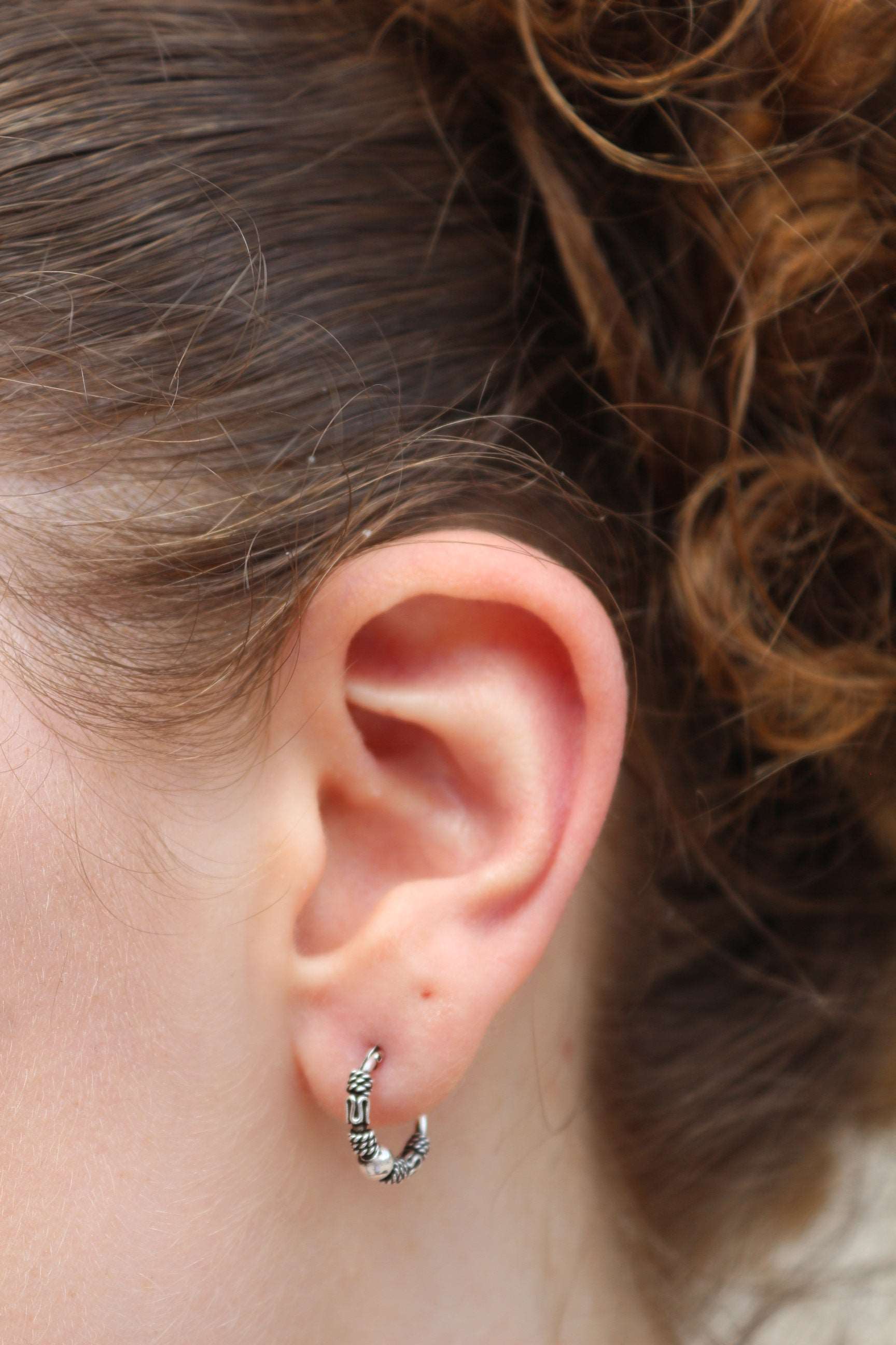 Cahya - Créoles en Argent - Yasmeen Jewelry