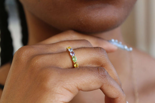 Baya - Bague en Plaqué Or - Yasmeen Jewelry