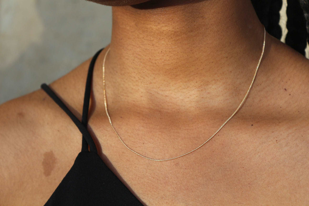 La gourmette - Collier en Plaqué Or - Yasmeen Jewelry