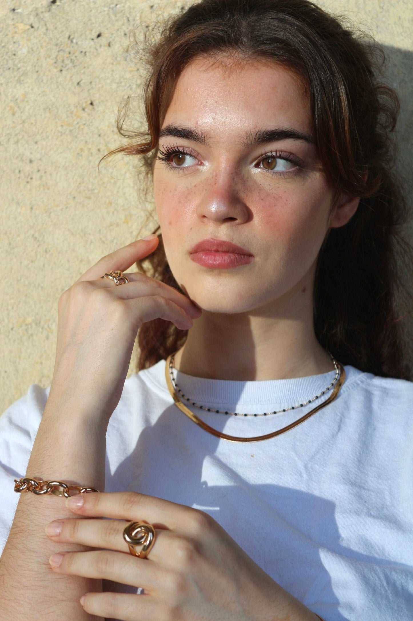 Lila - Bracelet en Plaqué Or - Yasmeen Jewelry